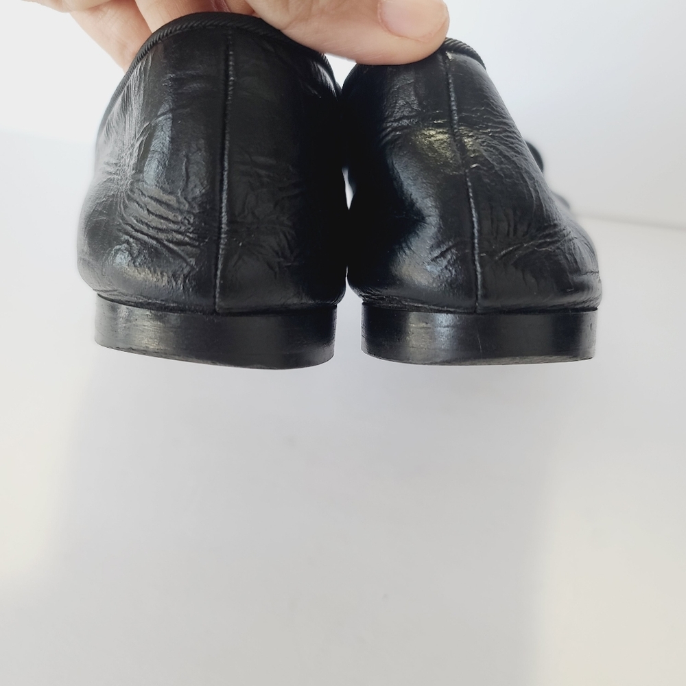 Giuseppe Zanotti Black Loafers with Gold Studs Size 35.5 - Picture 5 of 9